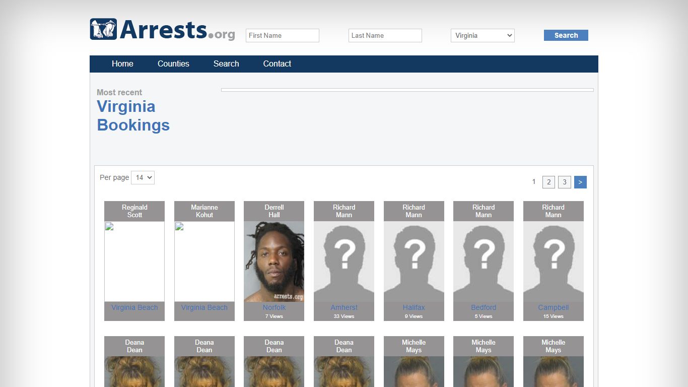 Virginia Arrests and Inmate Search